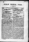 Dublin Medical Press Wednesday 01 September 1852 Page 1