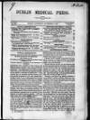 Dublin Medical Press Wednesday 17 November 1852 Page 1