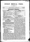 Dublin Medical Press Wednesday 02 November 1853 Page 1