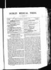 Dublin Medical Press Wednesday 31 January 1855 Page 1