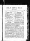 Dublin Medical Press Wednesday 02 May 1855 Page 1
