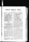 Dublin Medical Press Wednesday 09 January 1856 Page 1
