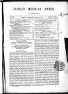 Dublin Medical Press Wednesday 22 April 1857 Page 1