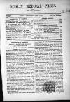 Dublin Medical Press Wednesday 07 April 1858 Page 1