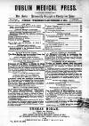 Dublin Medical Press Wednesday 06 November 1861 Page 1