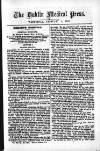 Dublin Medical Press Wednesday 05 February 1862 Page 3