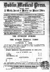 Dublin Medical Press Wednesday 30 September 1863 Page 1