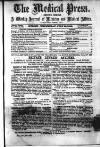 Dublin Medical Press Wednesday 19 July 1865 Page 1