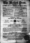 Dublin Medical Press Wednesday 01 November 1865 Page 1