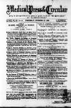 Dublin Medical Press Wednesday 25 November 1868 Page 1