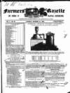 Farmer's Gazette and Journal of Practical Horticulture Saturday 14 November 1846 Page 1