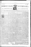 Hibernian Journal; or, Chronicle of Liberty Wednesday 08 September 1773 Page 1