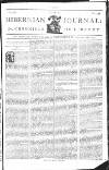 Hibernian Journal; or, Chronicle of Liberty Monday 15 November 1773 Page 1