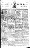 Hibernian Journal; or, Chronicle of Liberty Monday 25 September 1775 Page 1