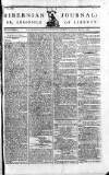 Hibernian Journal; or, Chronicle of Liberty Friday 24 January 1783 Page 1