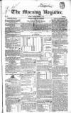 Dublin Morning Register Monday 14 October 1833 Page 1