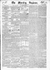 Dublin Morning Register Tuesday 20 October 1840 Page 1