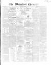 Waterford Chronicle Saturday 09 January 1858 Page 1