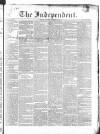 Wexford Independent Saturday 23 September 1854 Page 1