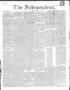 Wexford Independent Wednesday 04 November 1857 Page 1