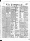 Wexford Independent Saturday 30 October 1858 Page 1