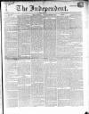 Wexford Independent Wednesday 31 December 1862 Page 1