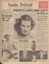 Sunday Mirror Sunday 01 August 1937 Page 1