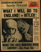 Sunday Mirror Sunday 10 March 1940 Page 1
