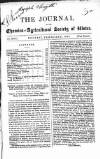 Journal of the Chemico-Agricultural Society of Ulster Monday 07 February 1853 Page 1