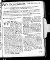 Pue's Occurrences Sat 28 Nov 1719 Page 1