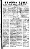 Lloyd's List Tuesday 11 January 1814 Page 1