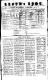 Lloyd's List Tuesday 10 January 1815 Page 1