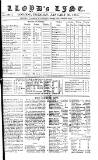 Lloyd's List Tuesday 30 January 1816 Page 1