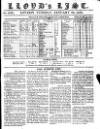 Lloyd's List Tuesday 19 January 1819 Page 1