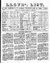 Lloyd's List Tuesday 18 November 1823 Page 1