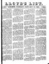 Lloyd's List Tuesday 18 January 1825 Page 1