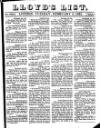 Lloyd's List Tuesday 08 February 1825 Page 1