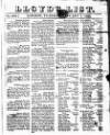 Lloyd's List Friday 17 July 1829 Page 1