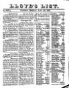 Lloyd's List Friday 22 July 1831 Page 1