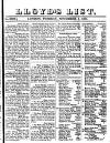 Lloyd's List Tuesday 01 November 1831 Page 1
