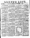 Lloyd's List Friday 07 November 1834 Page 1