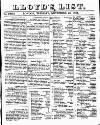 Lloyd's List Tuesday 25 November 1834 Page 1