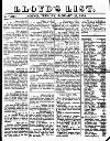 Lloyd's List Tuesday 27 January 1835 Page 1
