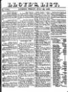Lloyd's List Friday 22 July 1836 Page 1