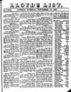 Lloyd's List Tuesday 15 November 1836 Page 1