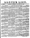 Lloyd's List Tuesday 17 January 1837 Page 1