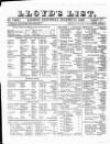 Lloyd's List Saturday 11 August 1838 Page 1