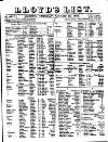 Lloyd's List Tuesday 23 August 1842 Page 1
