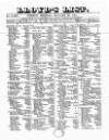 Lloyd's List Monday 20 January 1851 Page 1