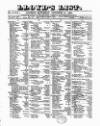 Lloyd's List Saturday 11 October 1851 Page 1